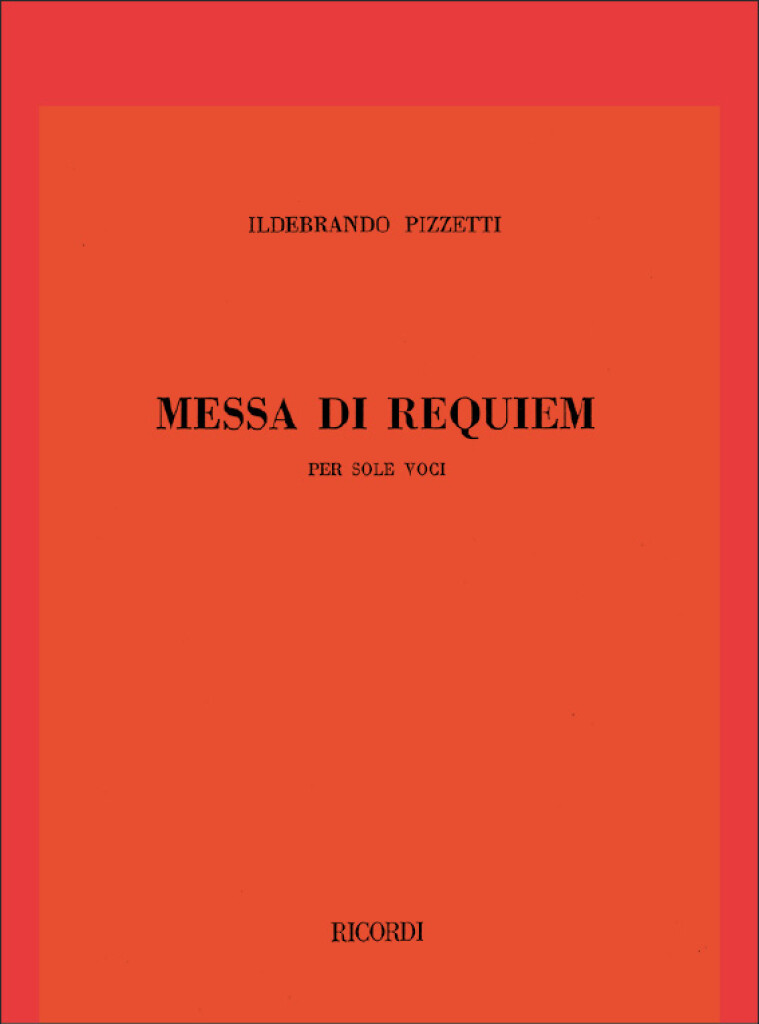 Messa Di Requiem Per Sole Voci